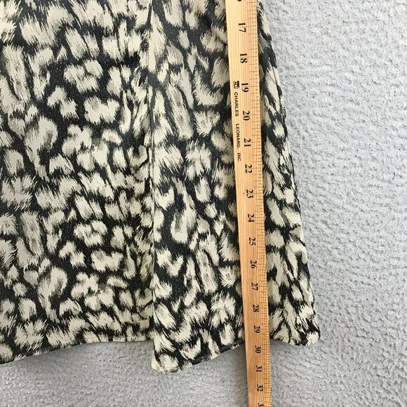 FREE PEOPLE CHRISSY ANIMAL PRINT MINI DRESS SIZE 2 - Picture 8 of 14